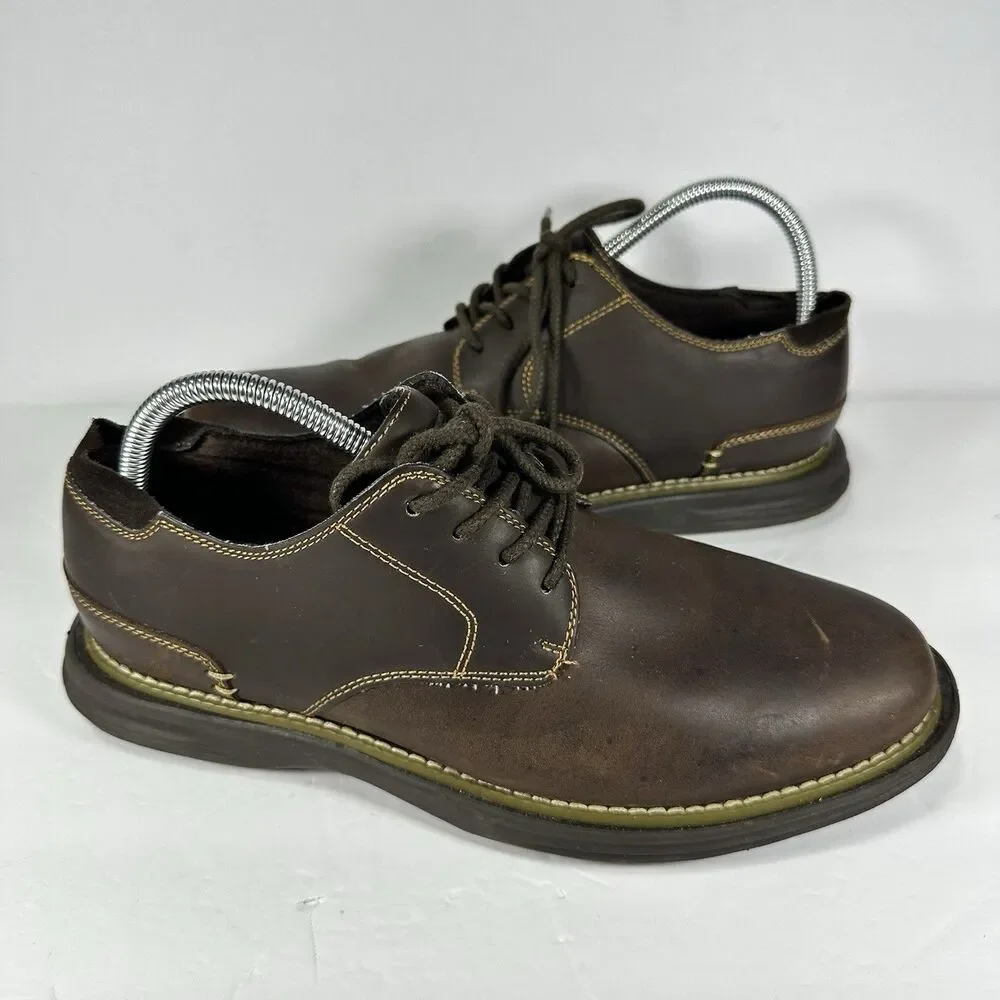 Stacy Adams Mens 9 M Brown Leather Casual Oxford Shoes SL 1875 502-21